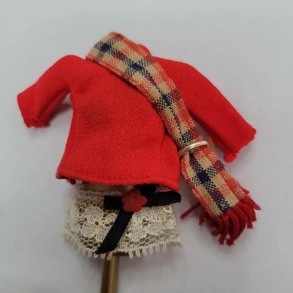 Vintage Topper Dawn Mad About Plaid Jacket Scarf Boots Skirt Display Hanger